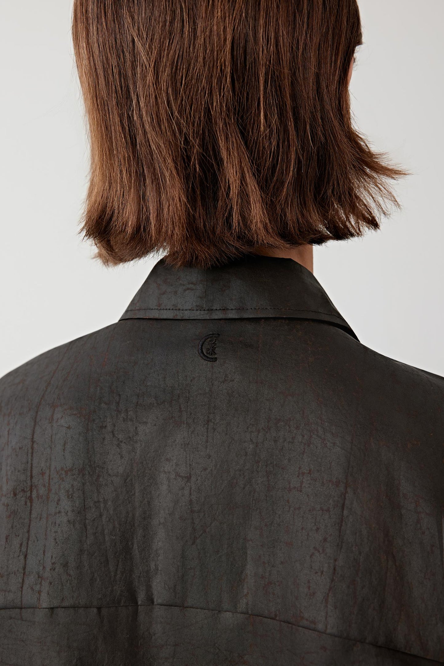 Shirt in Gambiered Canton Gauze