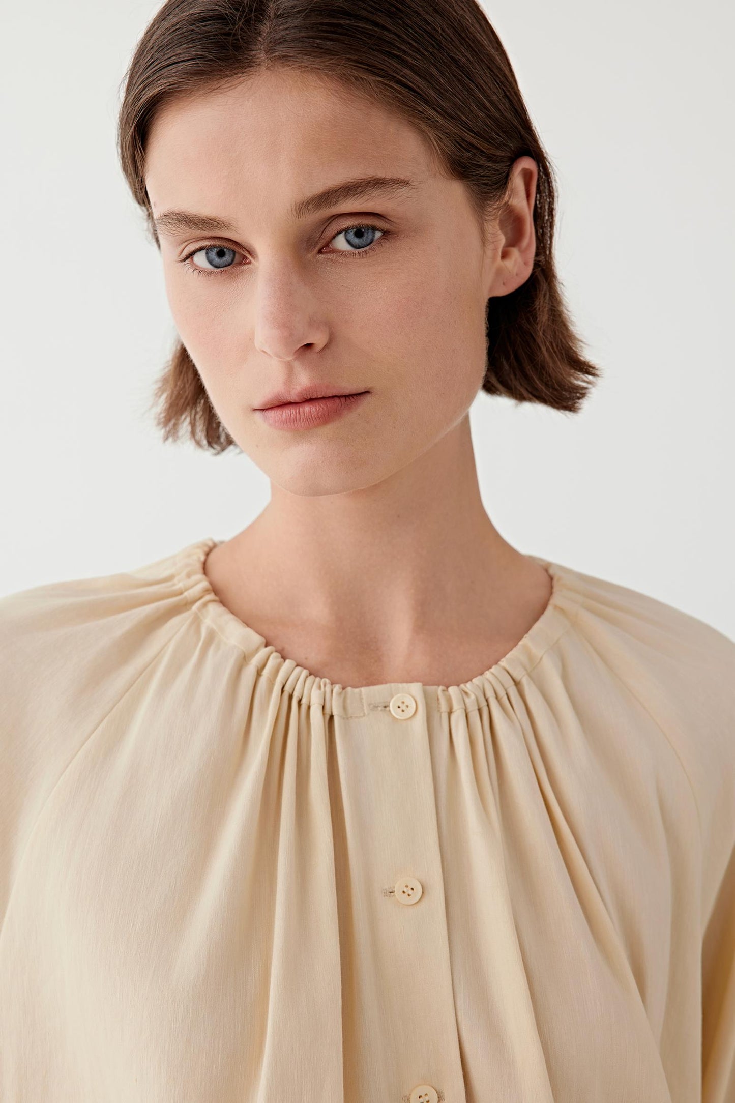 Close-up of the neckline detail.