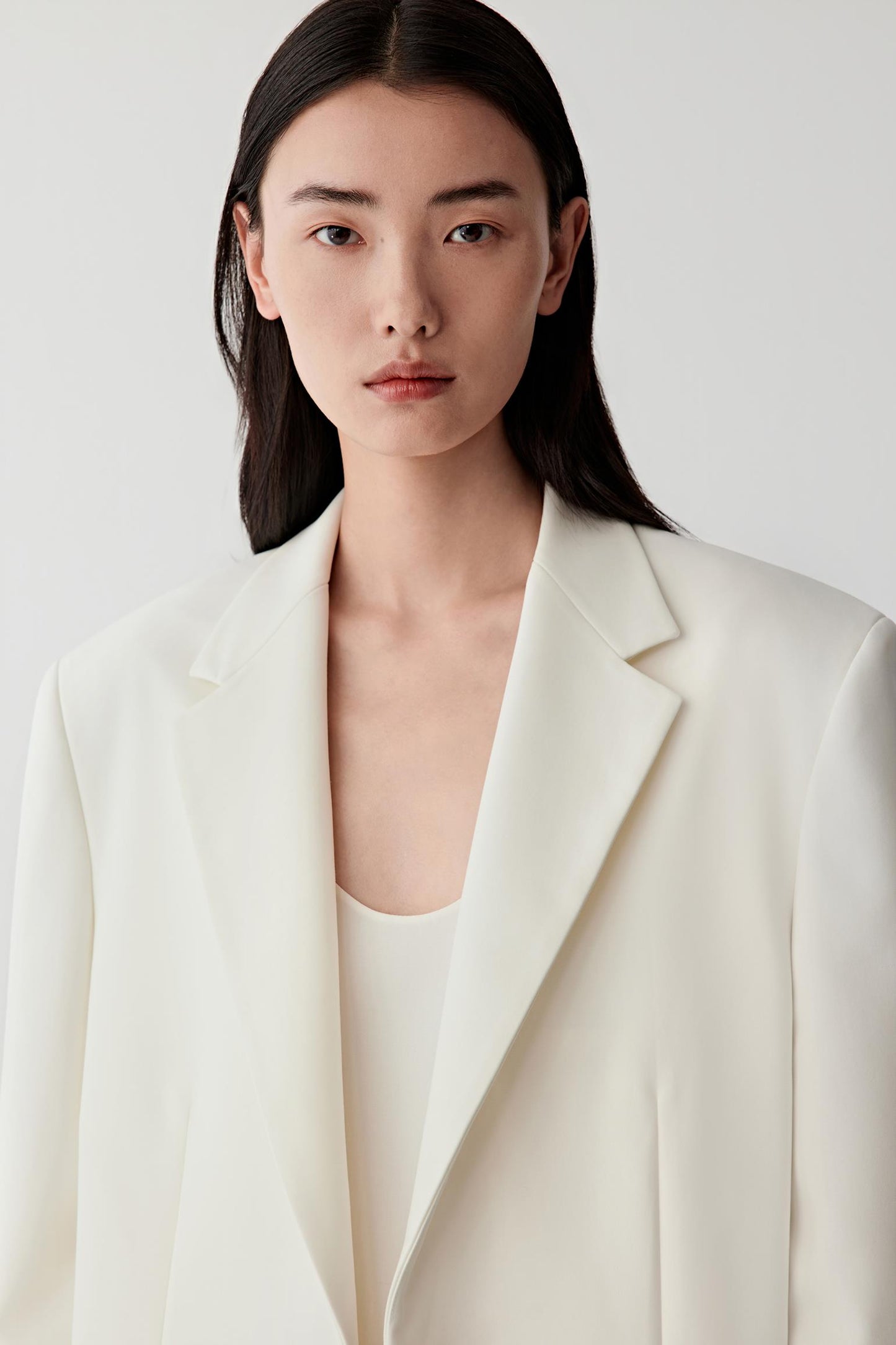 Blazer in Cotton Crepe