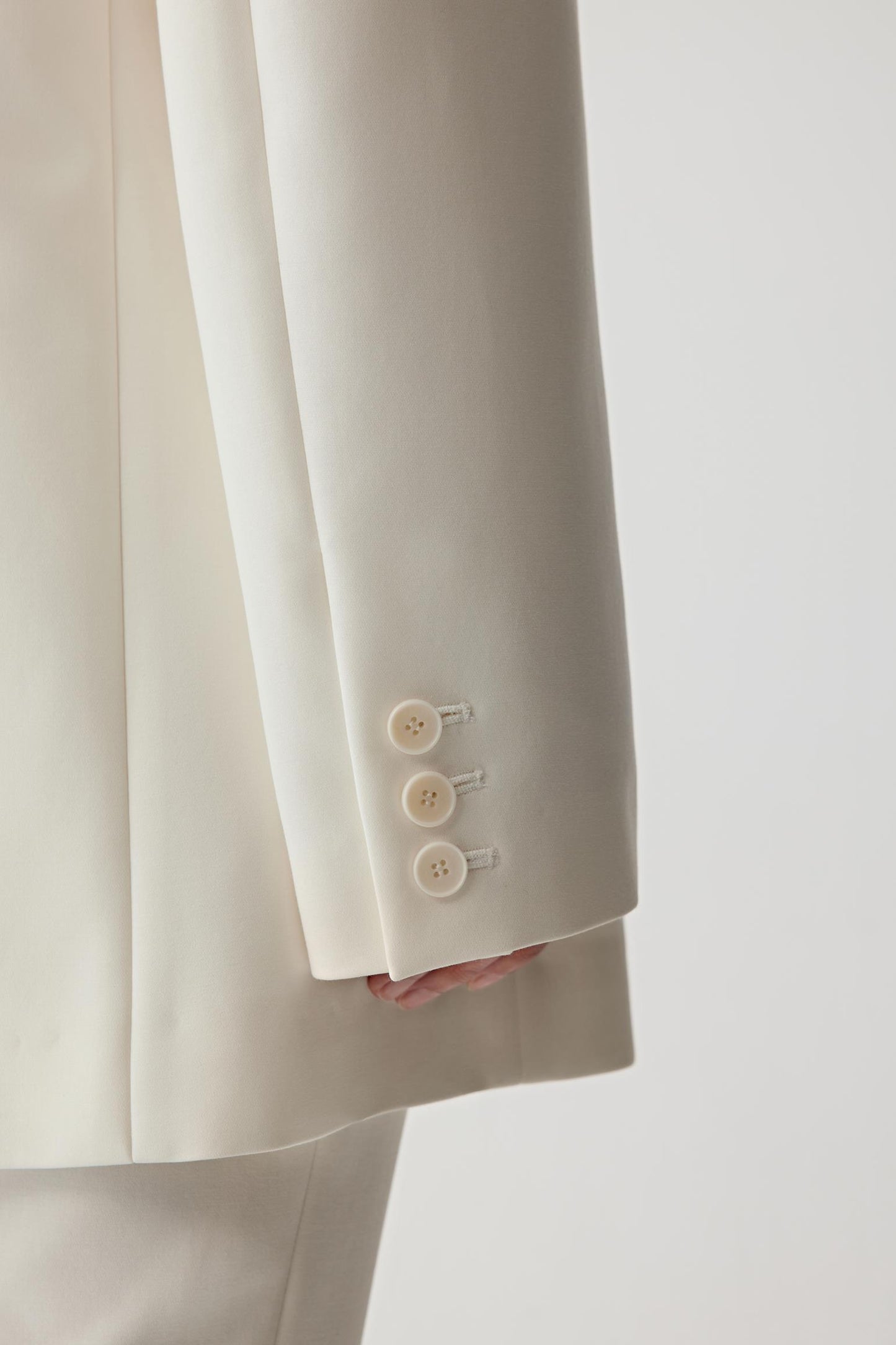 Blazer in Cotton Crepe