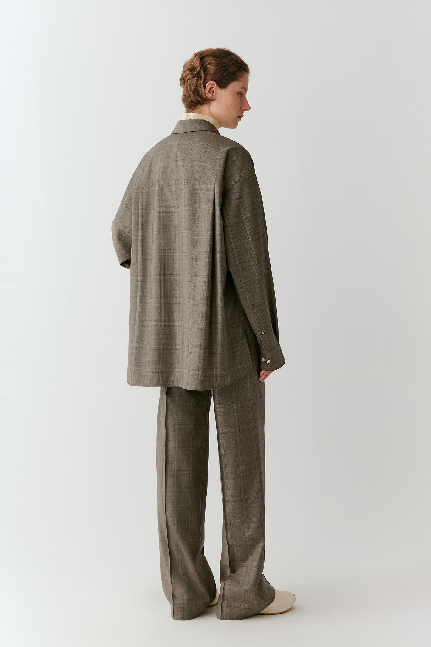 Shirt in Glen Plaid