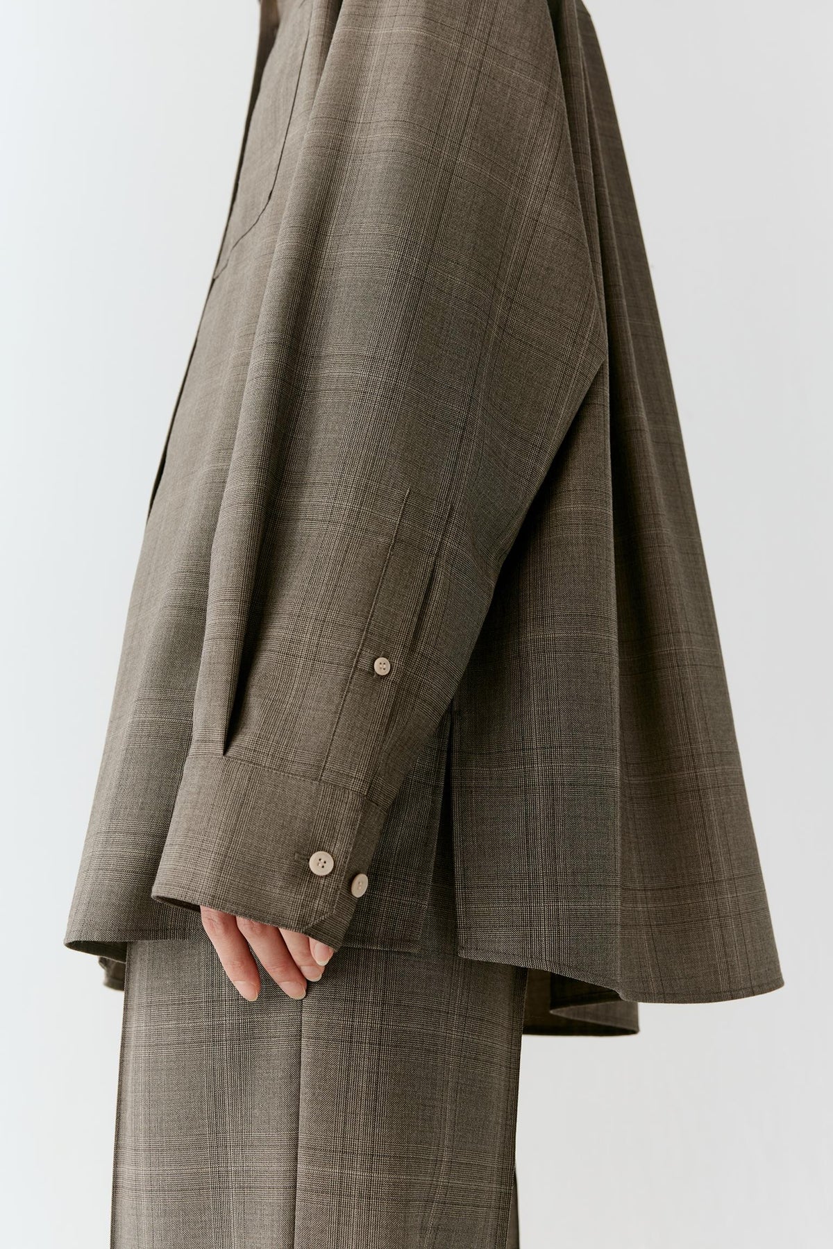 Shirt in Glen Plaid