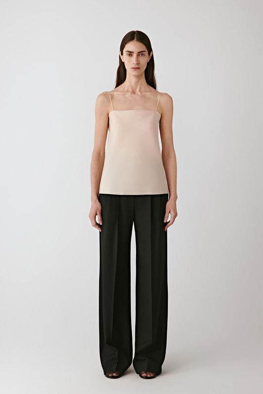 Silk Organza Sleeveless Top