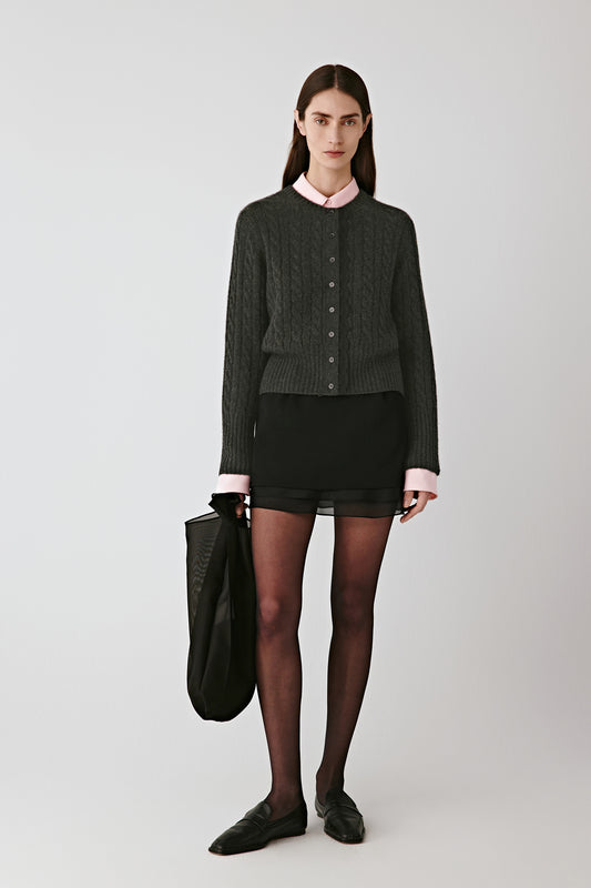 Cashmere, Alpaca and Silk Cardigan