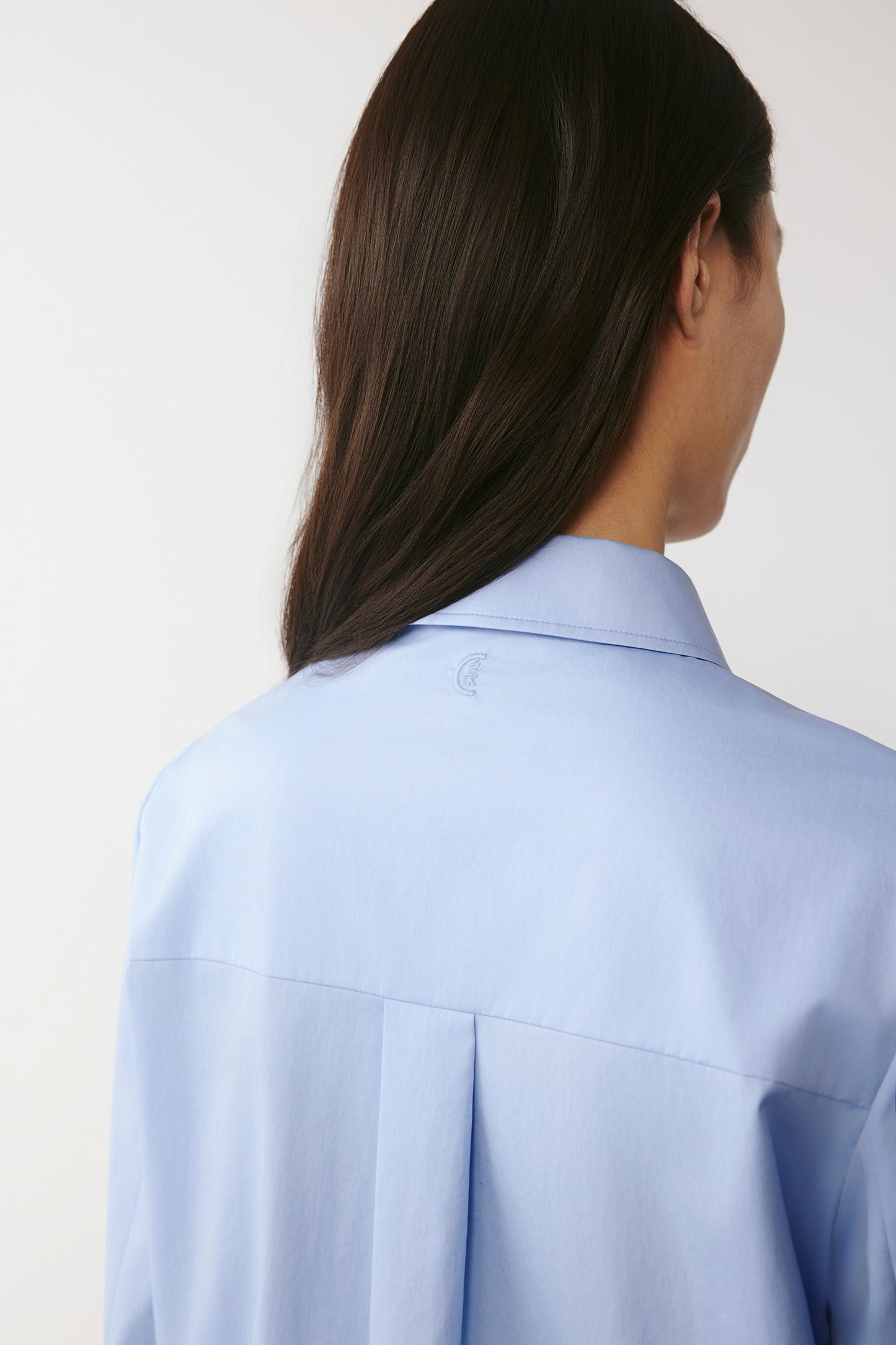 Shirt in Cotton Satin