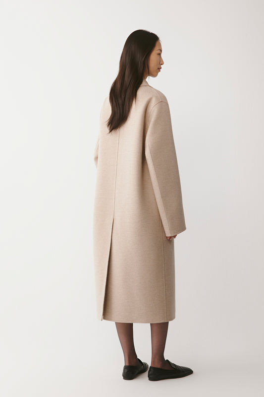 Long Coat in Double-Faced Cashmere