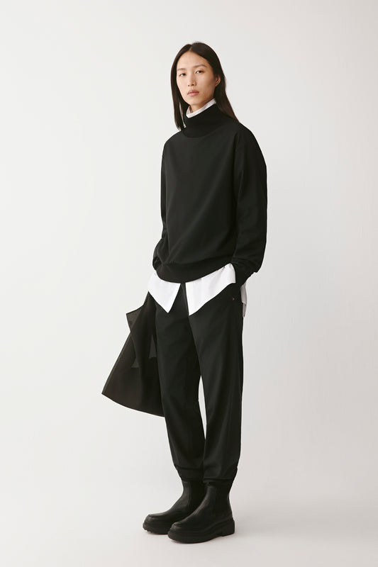 Worsted Wool Jogging Trousers