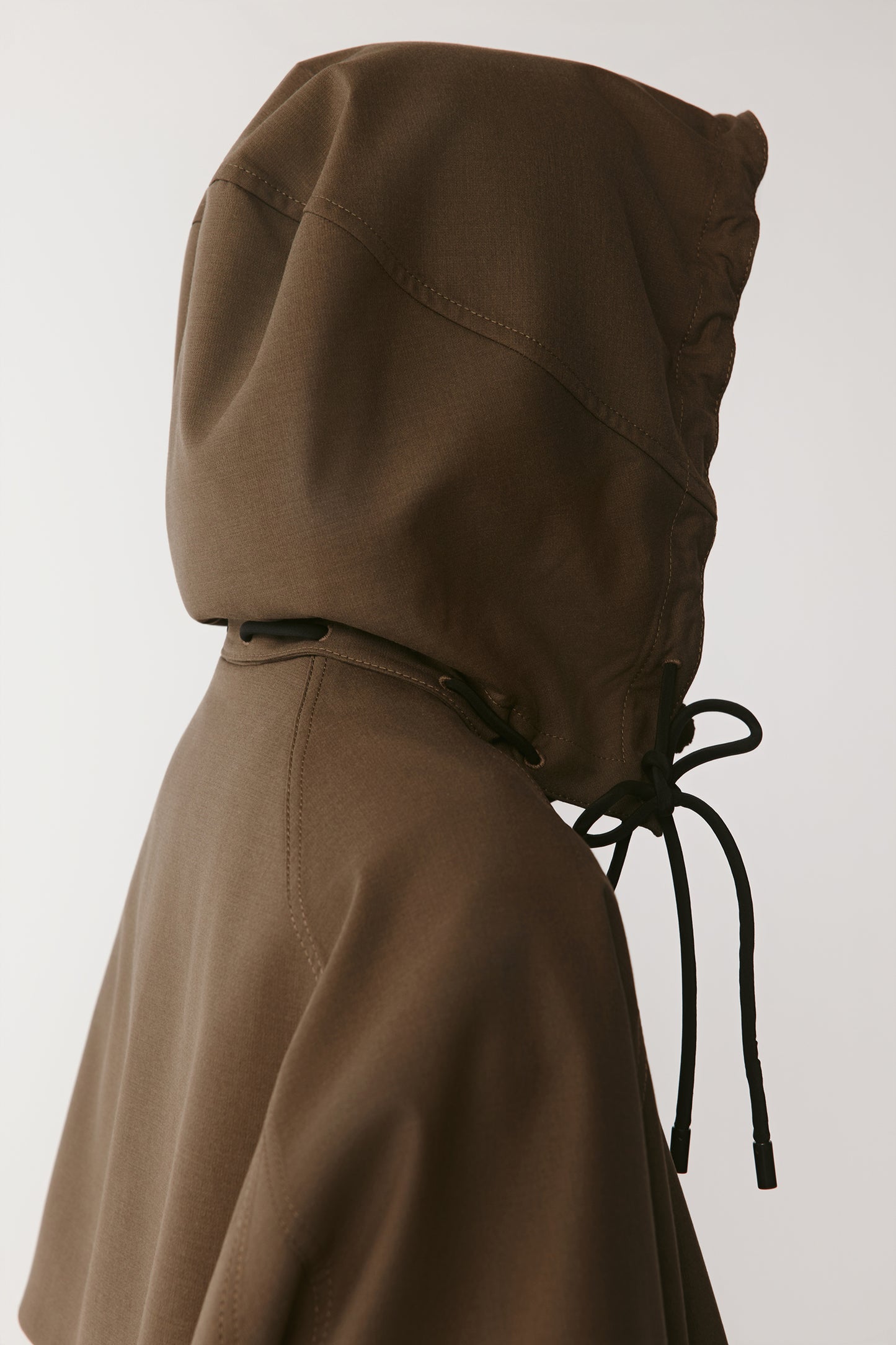 Wool and Silk DEW Trench Coat