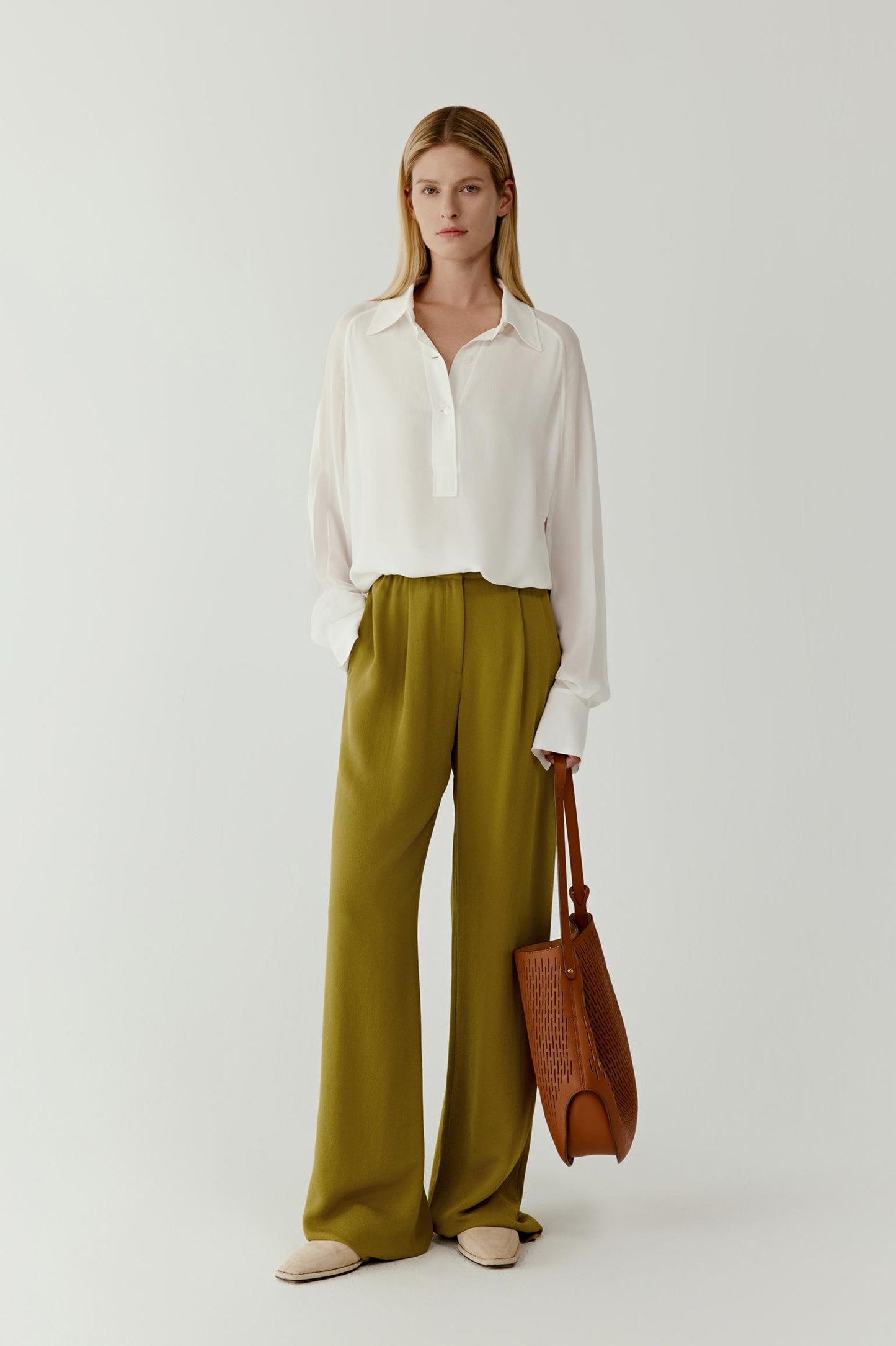 Pantalon en soie 