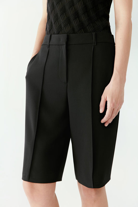 Short en crêpe de soie