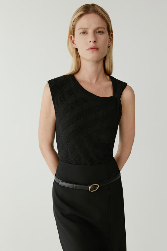 Ceinture Seed en cuir de veau