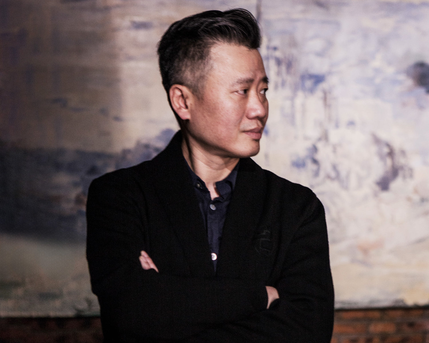 Portrait of artist Chen Hongzhi.