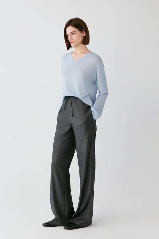 Pullover in Worsted Cashmere