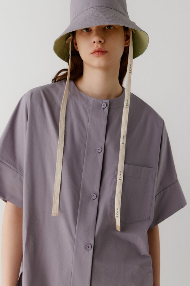 Double-faced canvas bucket hat