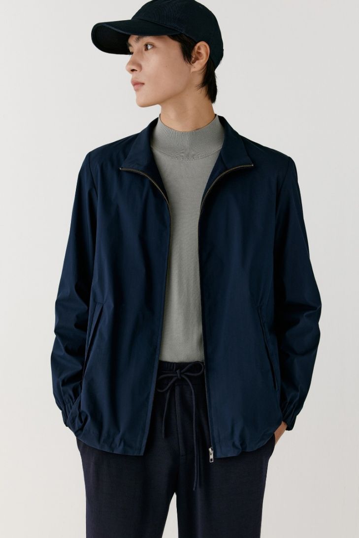 Stand-up collar cotton jacket