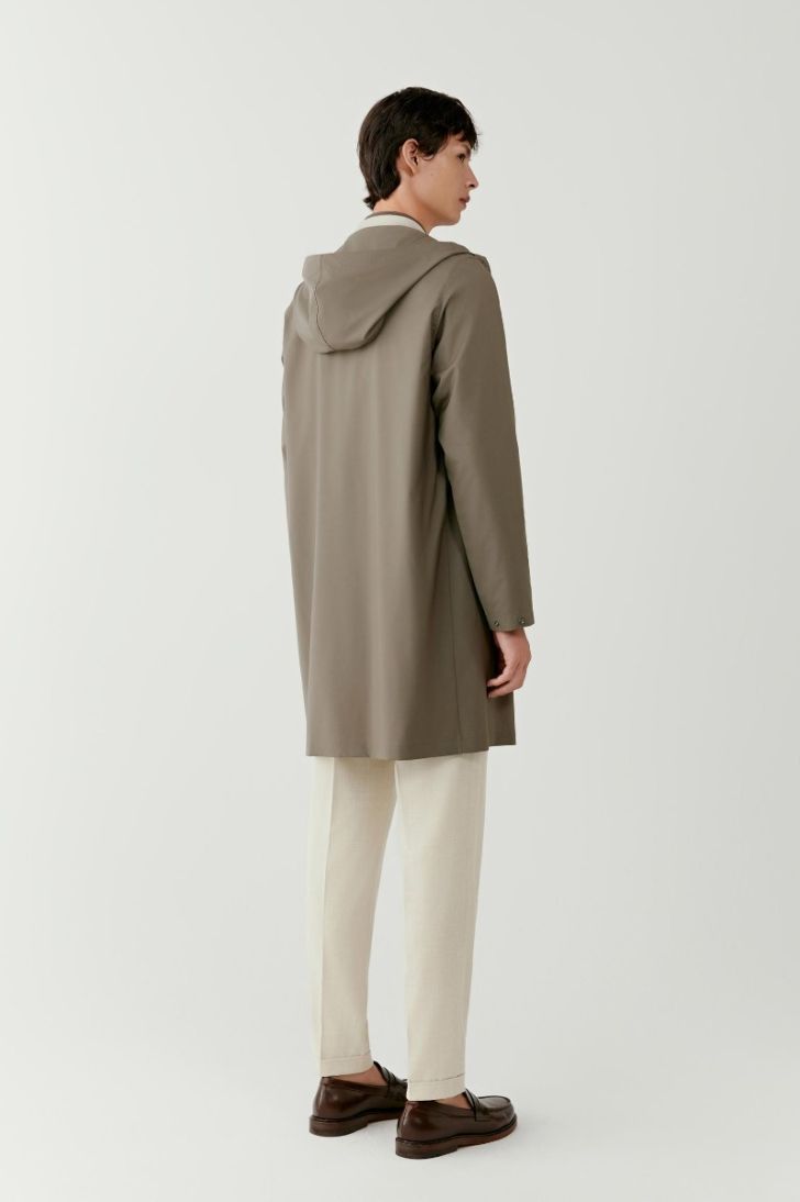 ICICLE Dew hooded trench coat