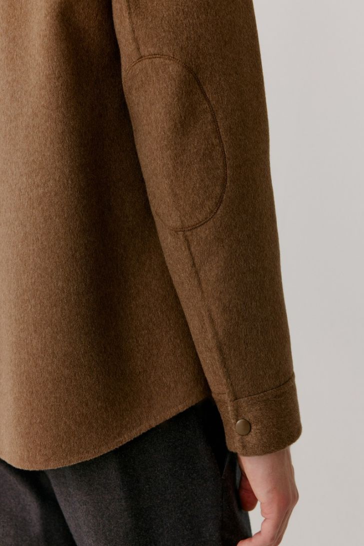 Double-faced wool and cashmere jacket