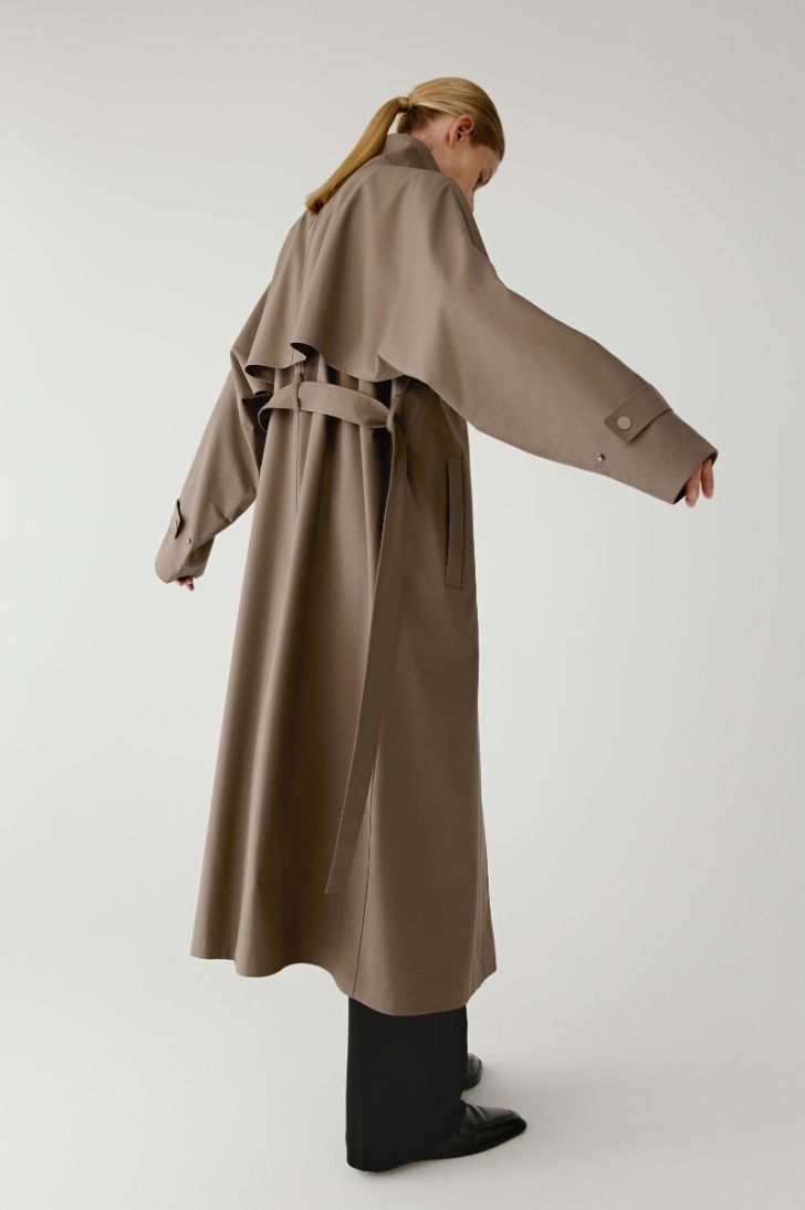 ICICLE Dew belted trench coat