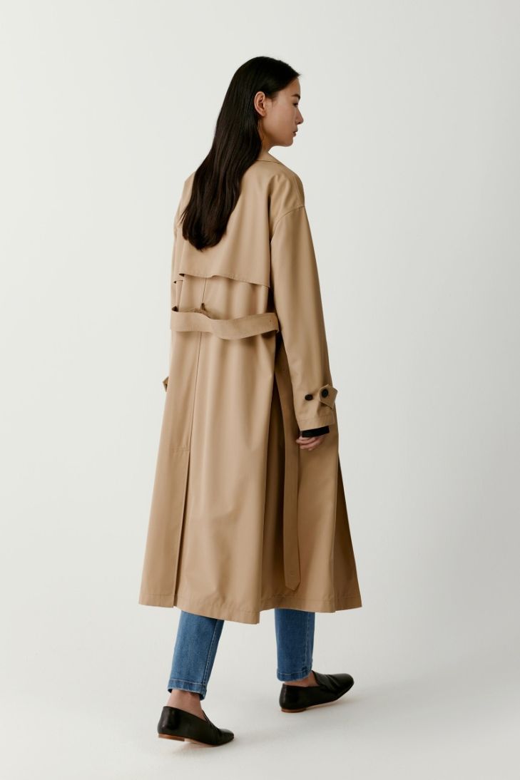 ICICLE Dew belted trench coat