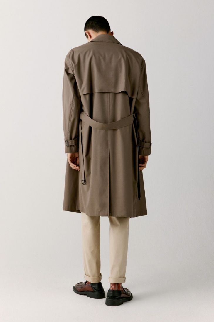 Mid-length ICICLE Dew trench coat