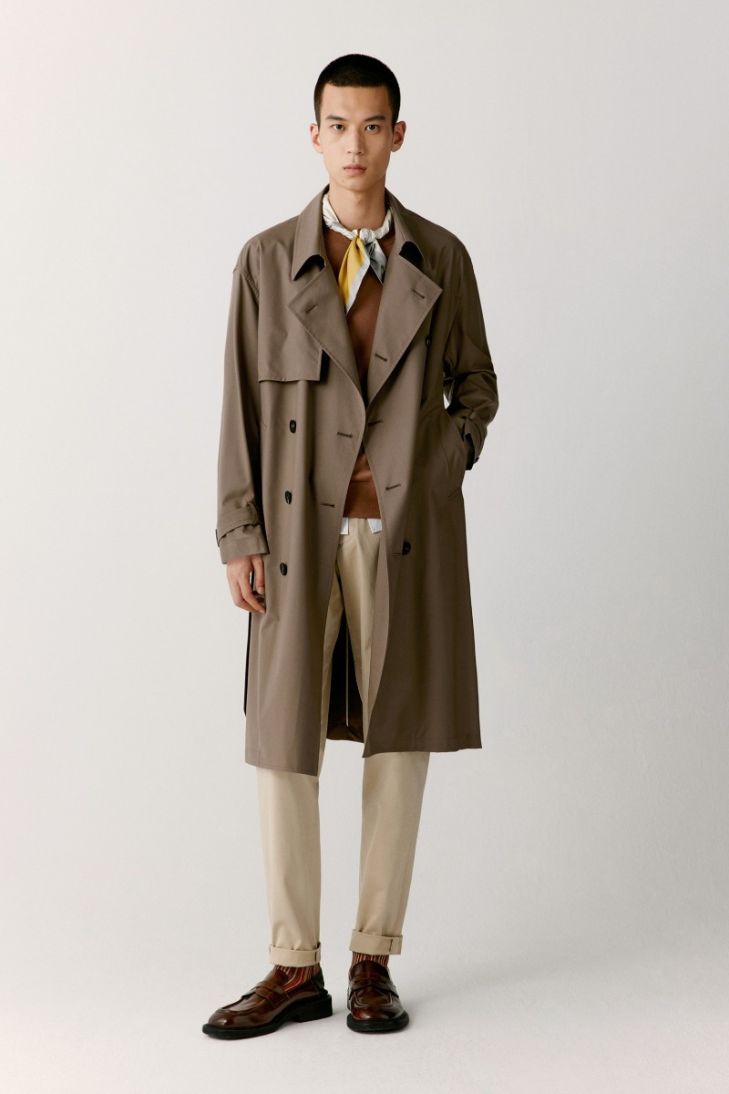Mid-length ICICLE Dew trench coat