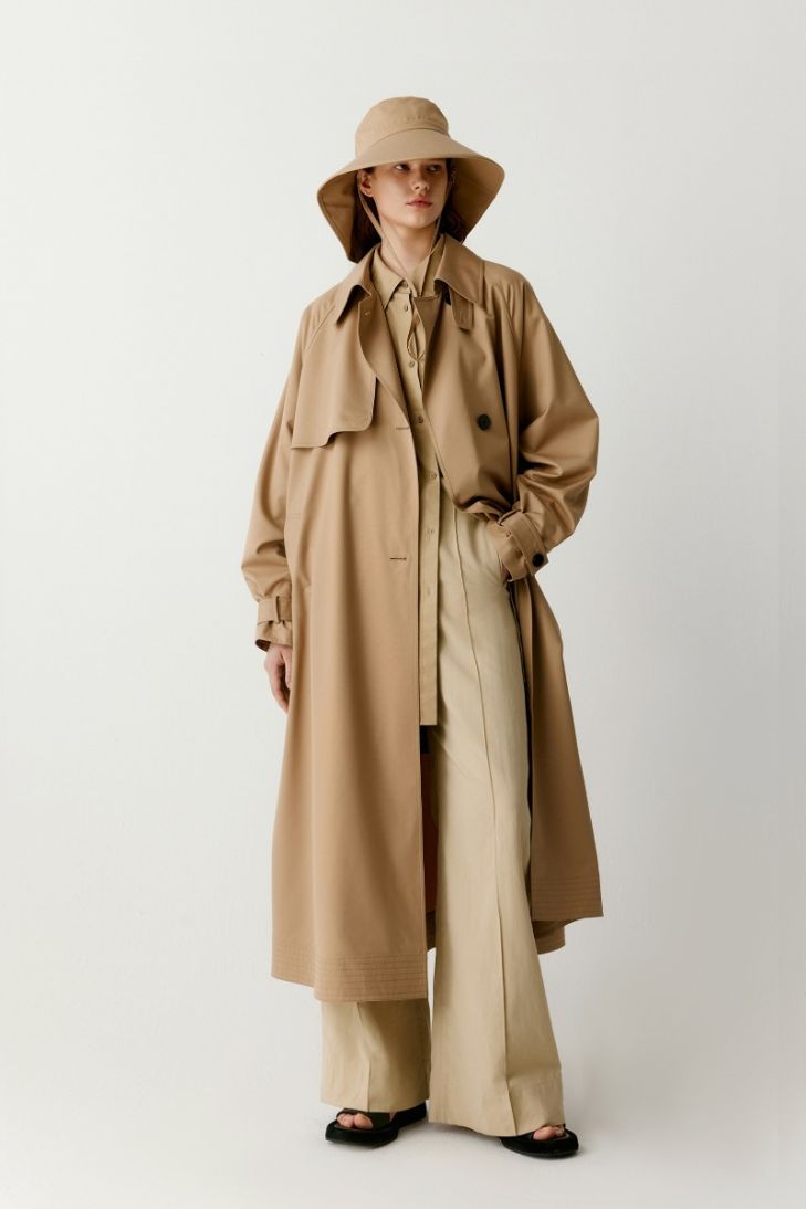 Loose-fit ICICLE Dew trench coat