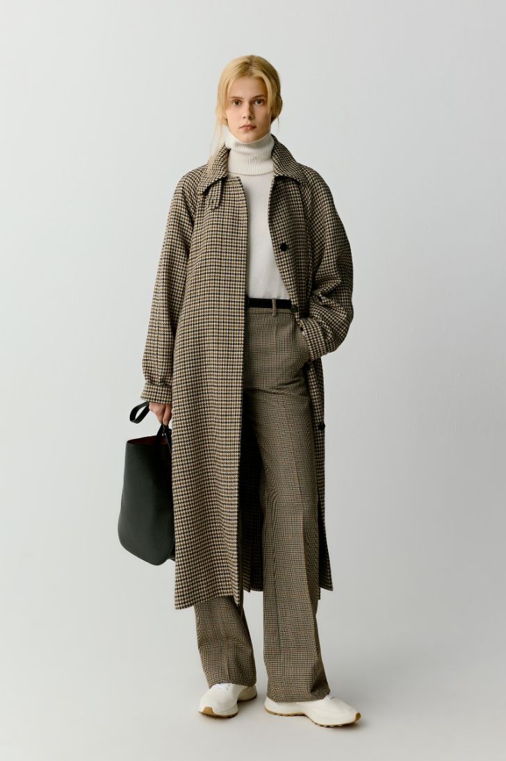 Classic wool trench coat