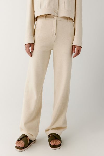 Pantalon droit en coton 