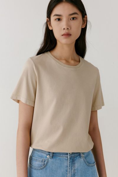 Straight-fit cotton t-shirt