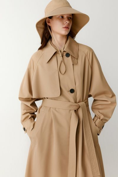 Loose-fit ICICLE Dew trench coat