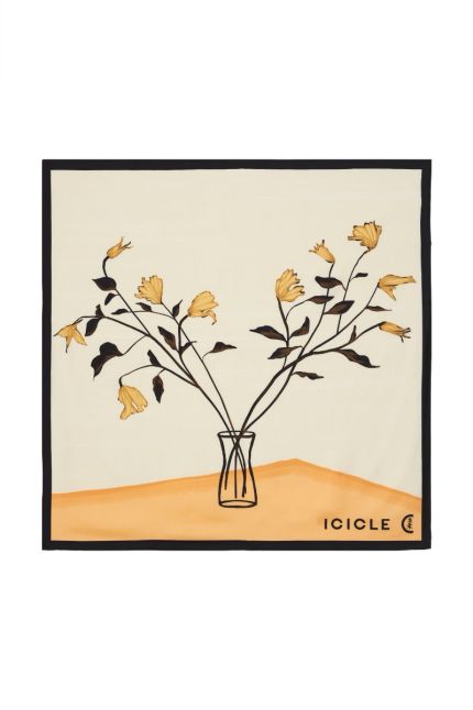 Flower Vase print scarf
