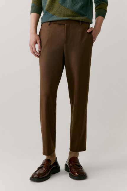 Tweed Wool and Cashmere Trousers 