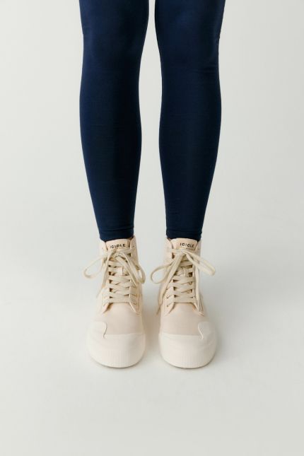 Cotton twill high-top Liberation shoes