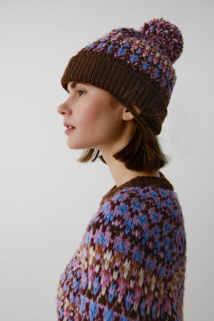 Merino wool knitted hat