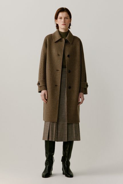 Double Faced Wool and Cashmere Coat