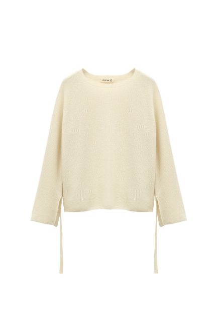Ivory Cashmere Pullover