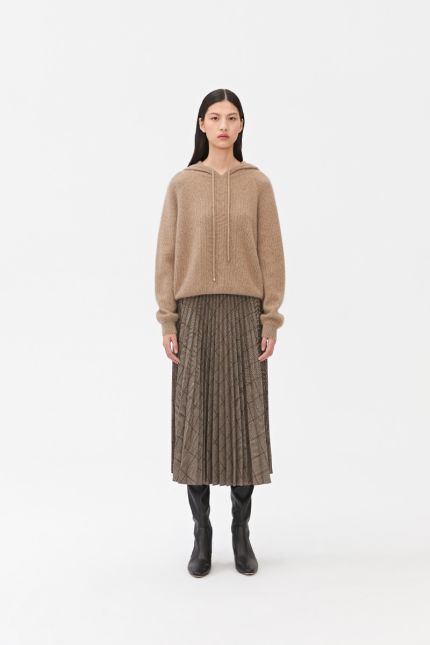 Undyed Cashmere and Wool Pullover