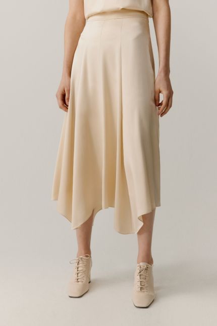19MM Organic Satin Skirt