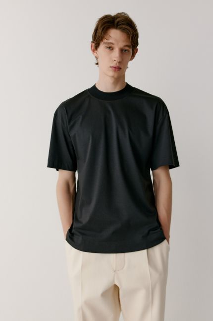 Cotton and cashmere jersey t-shirt 