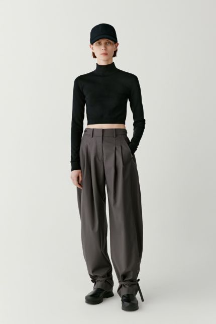 ICICLE Dew pleated trousers
